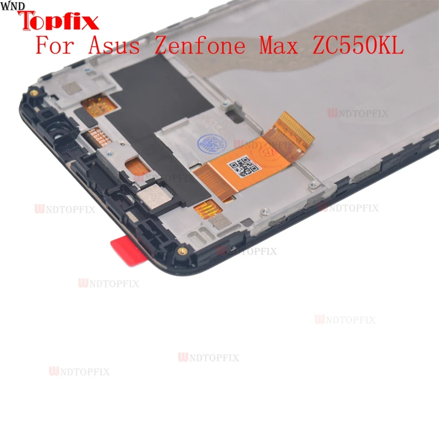 100% Tested Original 5.5Inch LCD Display For Asus Zenfone Max ZC550KL Z010DA LCD Touch Screen Digitizer Assembly With Frame     (3)