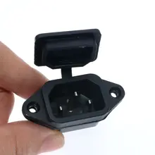 10A250V AC Розетка с резиновой водонепроницаемой крышкой