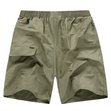 Мужские спортивные уличные шорты мужские повседневные пляжные шорты свободные рабочие повседневные эластичные однотонные брюки с карманами мужские брюки