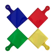 4 цвета акриловый цветной фильтр доски Дети раннего обучения Цвет обучения игрушка