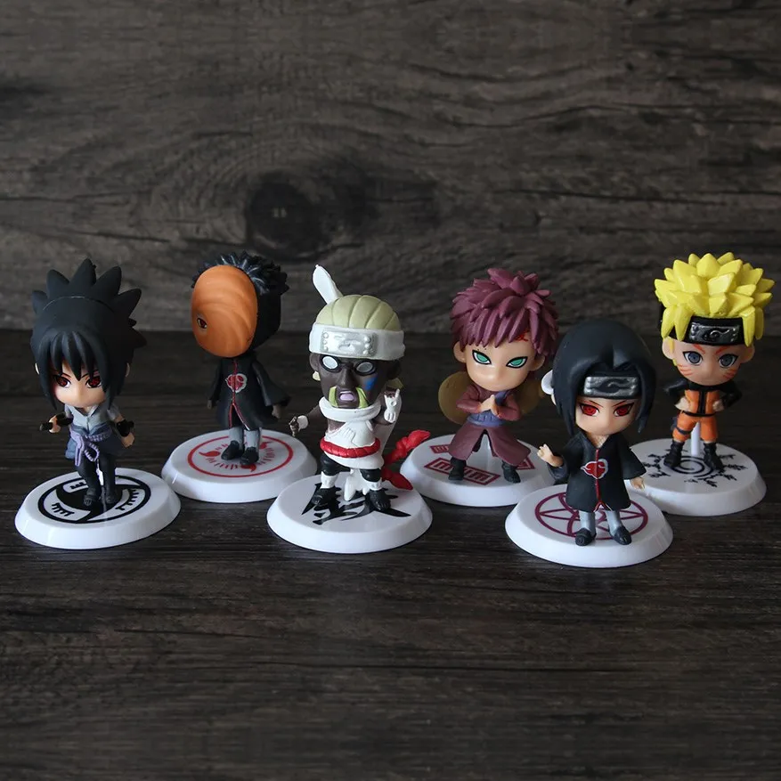 23 стиля все семьи Наруто фигурка аниме SASUKE Какаши Гаара полный набор ПВХ модель