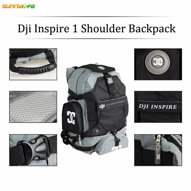 

Sunnylife DJI Inspire 1 Portable Shoulder Backpack Case Travel Bag Carry Backpack Storage Waterproof Bag for DJI Inspire 1 Drone