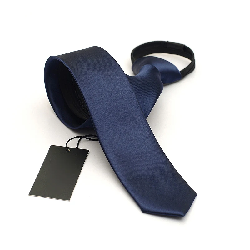 Модный тонкий галстук на молнии, 5 см, в полоску, в клетку, разноцветный, мужской, Повседневный, обтягивающий, простой, легко тянет, галстуки, Gravata Corbatas, подарочная коробка