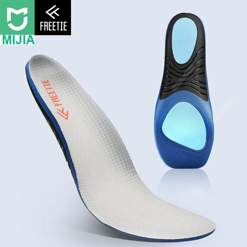 

Xiaomi Mijia FREETIE Shock Absorber Sports Insole Grey Shock Absorber Springback Torsional Support Polyester Fiber Insole