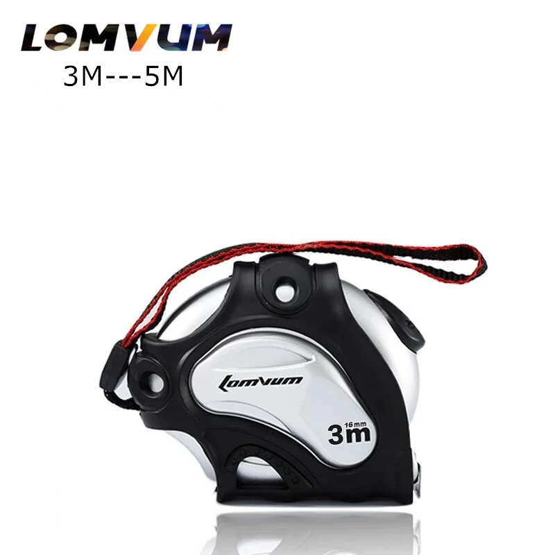 

3M*16MM Self Lock Measuring Tape Easy Read Rubber Case Tape Measures Steell Measuring Tapes Meter rule Measuring tools