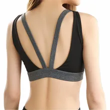 OVESPORT сетки Для женщин Фитнес Спортивный Бюстгальтер Push Up дышащий тренажерный зал Activewear для Для женщин спортивный бюстгальтер ударопрочный работает йога бюстгальтеры