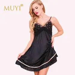Ночные рубашки Ночная рубашка сексуальное платье плюс размер Женское ночное белье халат сексуальное ночное платье Кукла ночная рубашка с