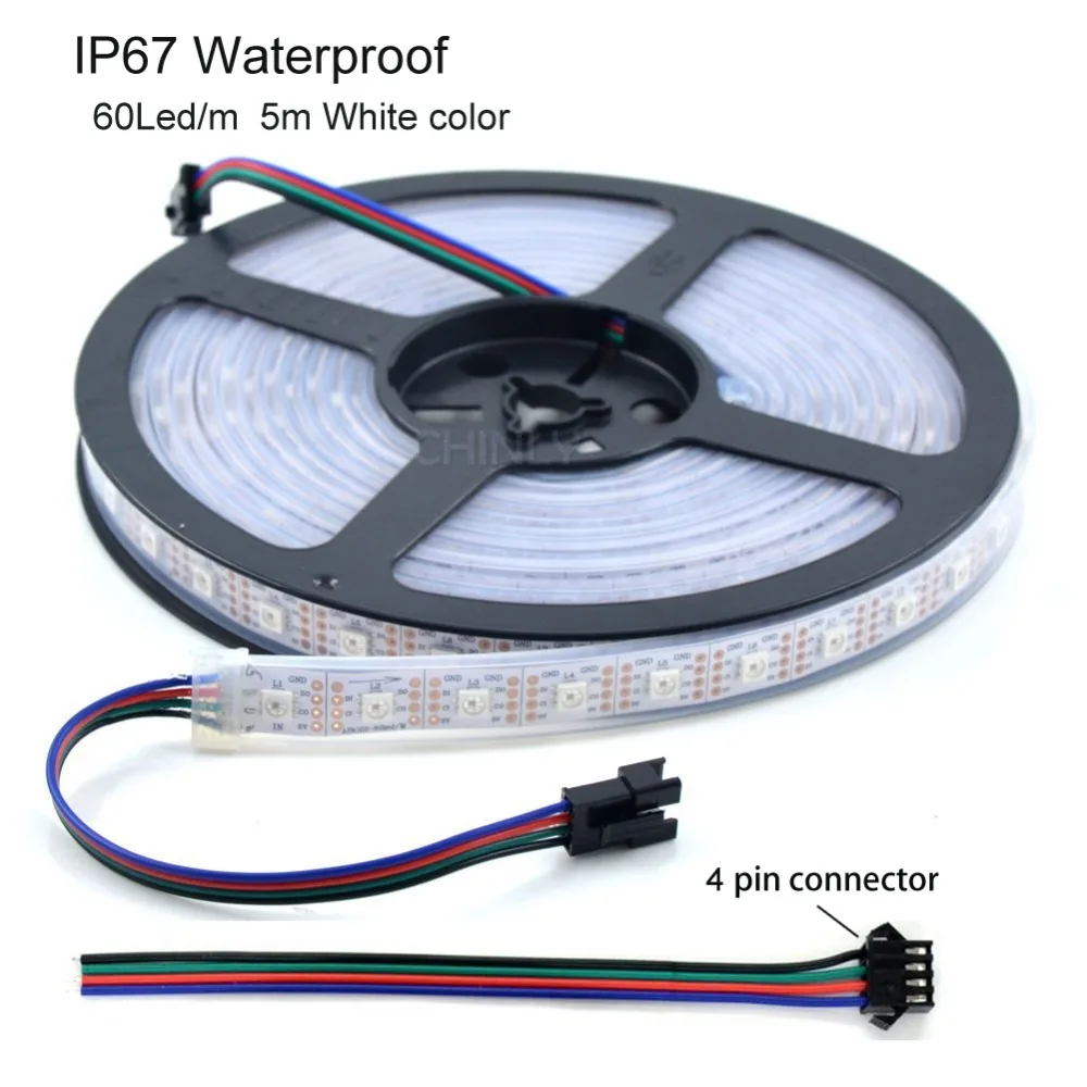 APA102 Смарт Светодиодные ленты Пиксели светильник водонепроницаемый 5 м 1 м 30/60/144 светодиодный s/m пикселей данных и часы отдельно DC5V полосы светильник s
