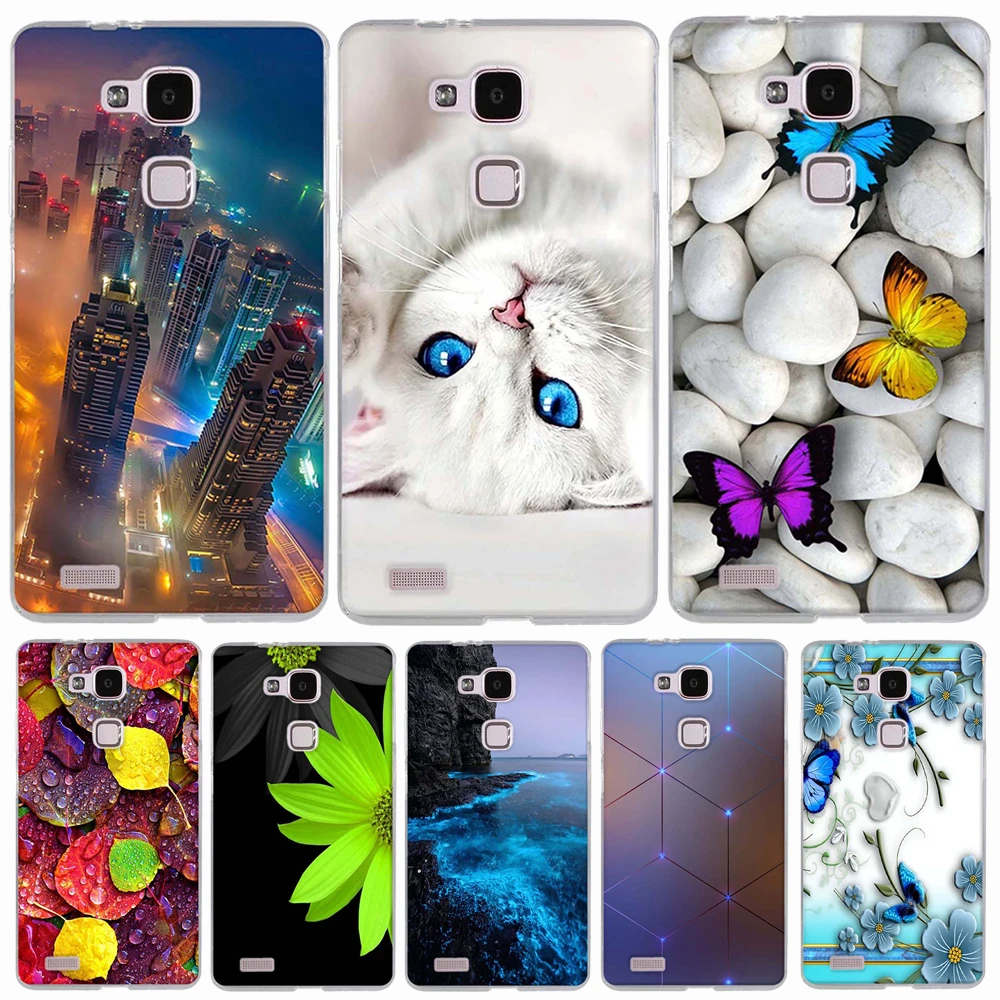 Funda para Huawei Ascend Mate 7, carcasa suave de TPU, para Huawei Ascend Mate 3|Fundas antigolpes para teléfono| - AliExpress