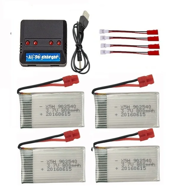 Аккумулятор для квадрокоптера X5 X5C X5uw x5uc x5hw x5hc 3 7 в 800 мА · ч | Игрушки и хобби
