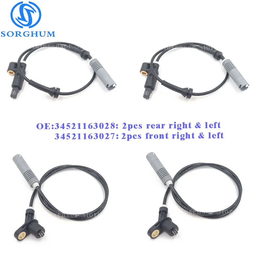 Car Vehicle Speed Sensor ABS Wheel Speed Sensor Connector for E36 323i 323is 328i 325i 325is 34521163028