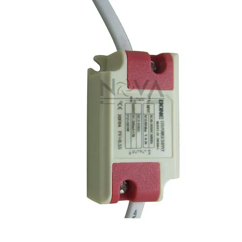 

300mA 1W to 3W Constant Current LED Driver Non-dimmable LED Adapter Converter AC85 to AC265V Input 10pcs per lot