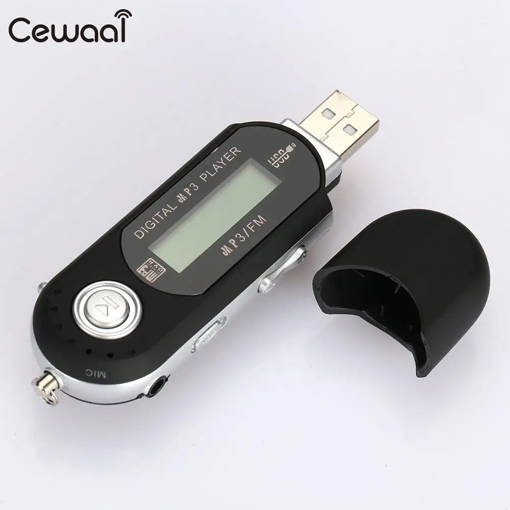 Музыкальный медиаплеер Портативный USB MP3 Спорт FM радио ABS Поддержка TF карта