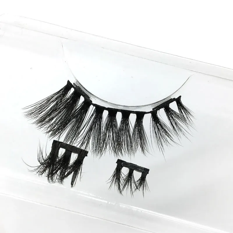 

3D real Mink False Eyelashes 5D Magnet False Eyelashes Full Strip Magnetic Cilia Eyelash Lashes Hair Reusable Fake Eye Lashes