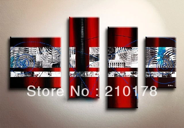 

handmade oil painting on canvas modern 100% Best Art Abstract oil painting original directly from artist XD4-038