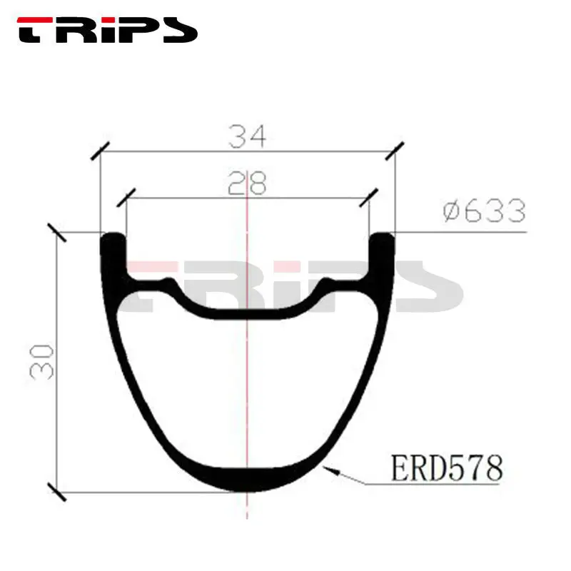 Поездки flyweight 350 г 34 мм Ширина обод колеса углерода XC обод для горного велосипеда 29er углеродный горный велосипед обод бескамерное карбоновое колесо клинчер обод диск