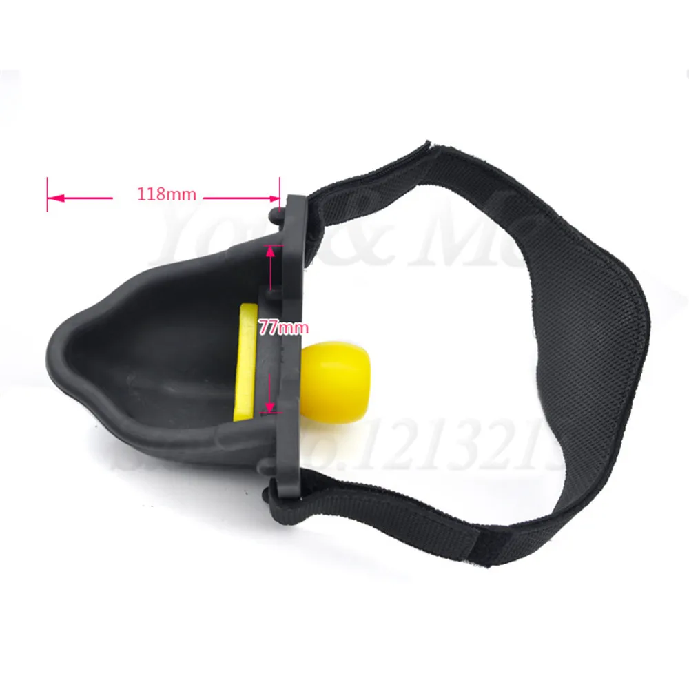 Силиконовый Писсуар для мочи кляп рта бандаж головы ремень с 4 шт. шар раб БДСМ