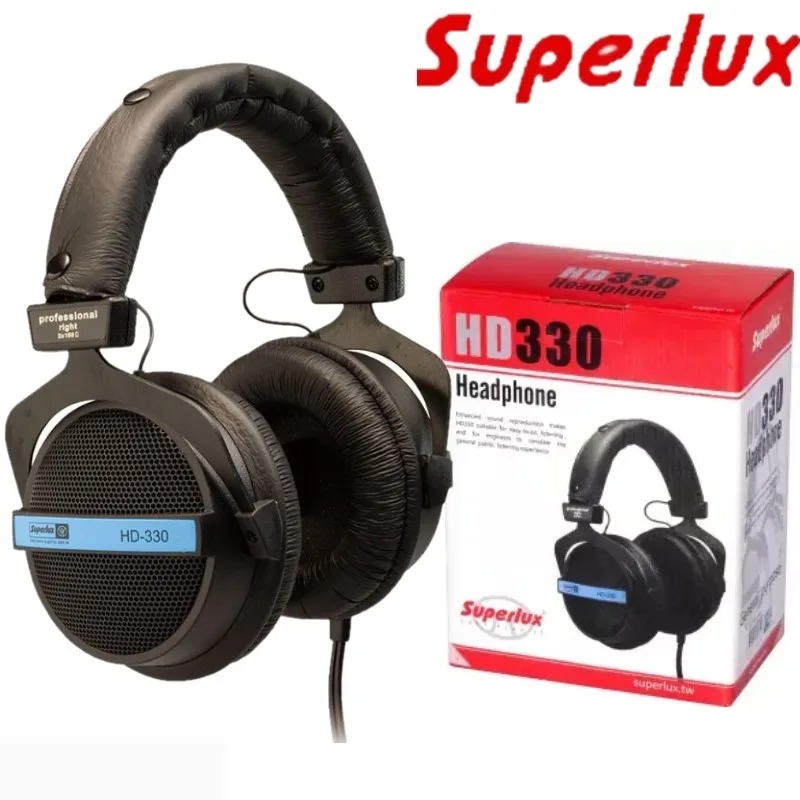 Полуоткрытые динамические наушники и Superlux HD330 для мониторинга развлечения