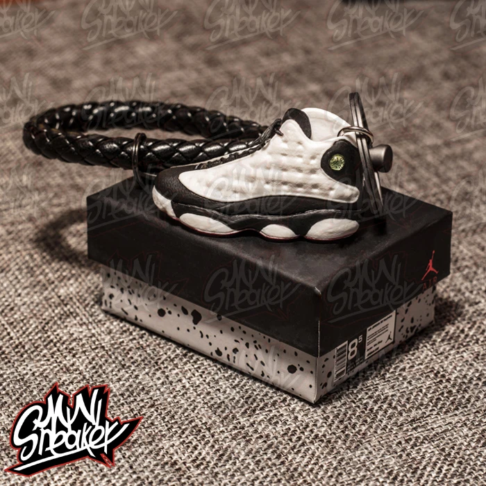 Best AIR Panda Sneakers Stereo 3D Model Keychain Bag Pendant Couple Keychain JORDAN 13 Backpack Pendant Christmas Gift