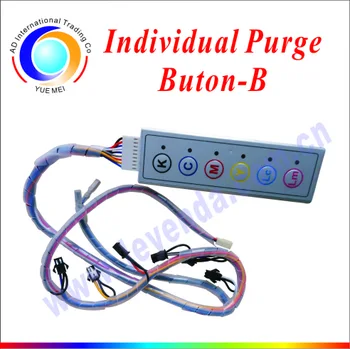 

Printer spare part six colors Individual purge button combo use for Infiniti challenger Phaeton printers