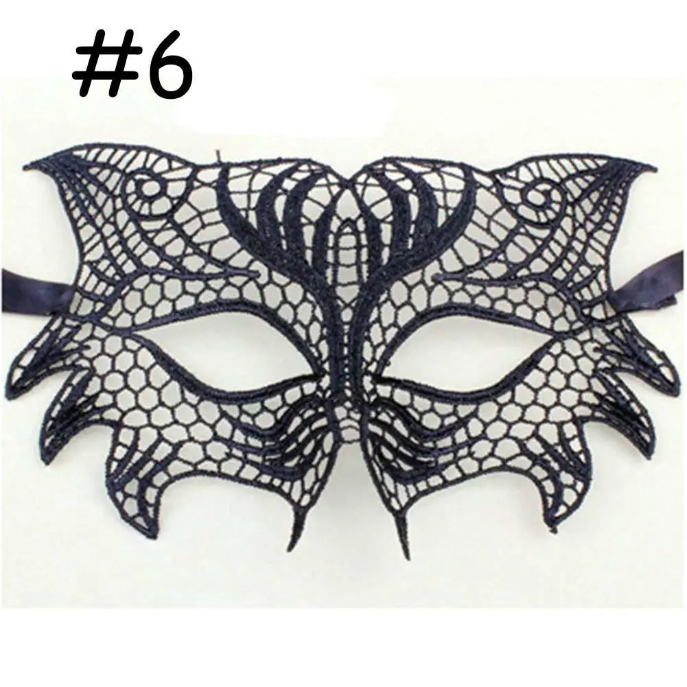 

Black Lace Cosplay Mask Venetian Masquerade Halloween Fancy Party Costume #6