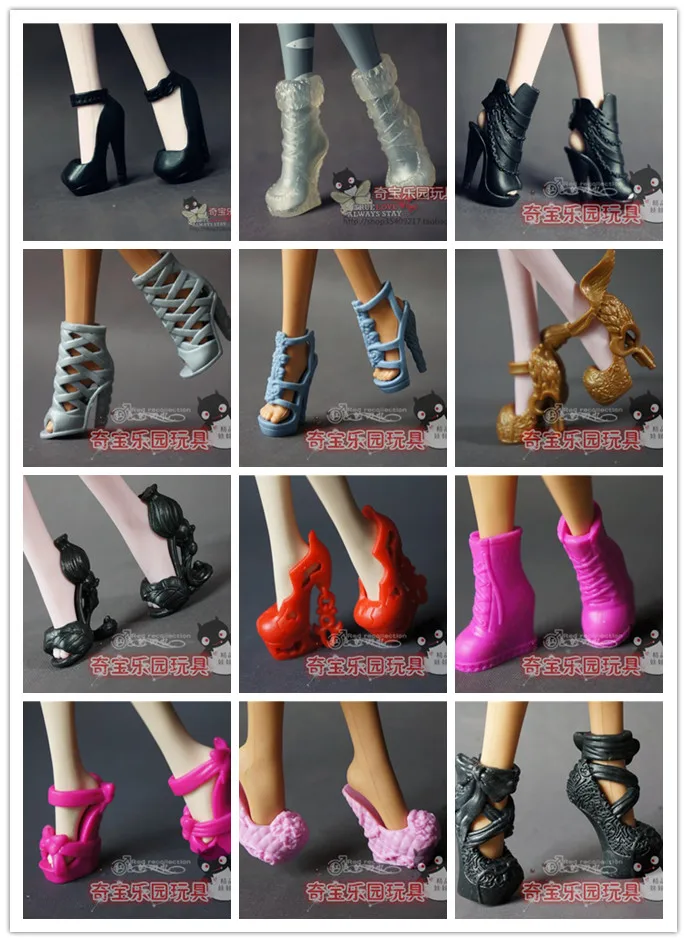 Новинка 15 шт. = одежда + обувь для кукол Monster High партия повседневный костюм
