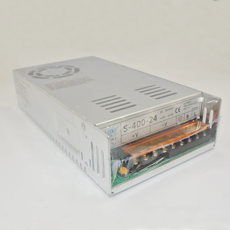 

Best quality S-400-24 24V 17A 400W Switching Power Supply Driver for LED Strip AC 100-240V Input to DC 24V