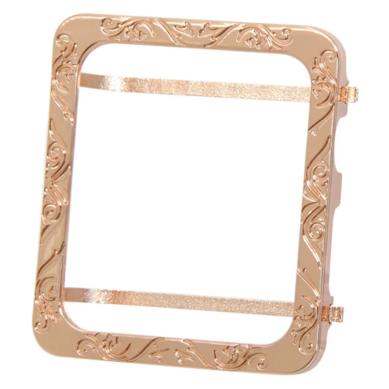 

Customizable Aluminium Alloy Case Roes Gold Watch Cover For Apple Watch