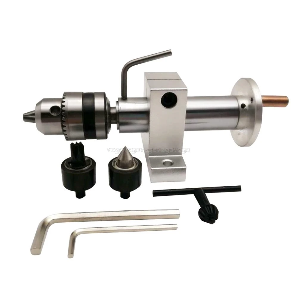 

DIY Multifunction Drilling Tailstock Live With Claw For Mini Lathe Machine Revolving Rotrary Centre Woodworking tools Je19 19