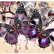 5d diy lightpad алмазная живопись на заказ цветные бабочки рождественские открытки kerstkaarten eigen foto рождественские украшения для дома