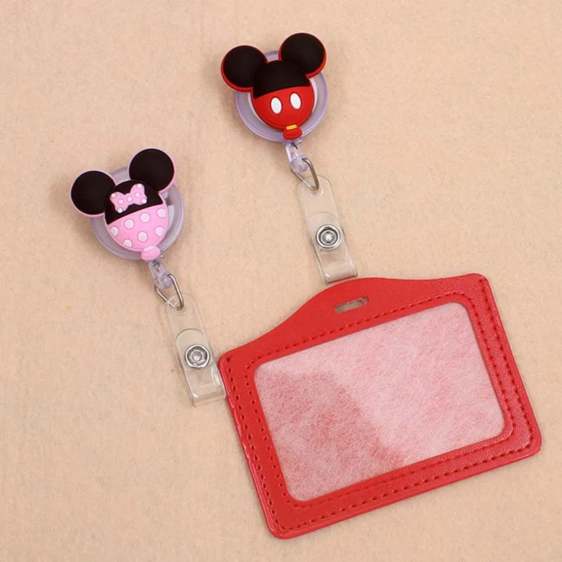 

1pcs New Cartoon Colorful Students Nurse Retractable Pull Badge Reel ID Lanyard Name Tag Card Badge Holder Reels For KIDS