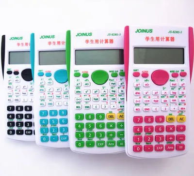 Cylindrical Batteries Scientific font b calculator b font English Version 82MS 3 Student Science function font