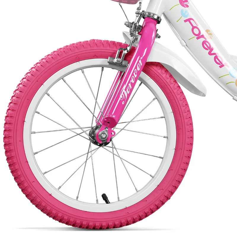 Детский велосипед принцессы для девочек 14/16 дюйма с корзиной детский велосипед нескладной велосипед