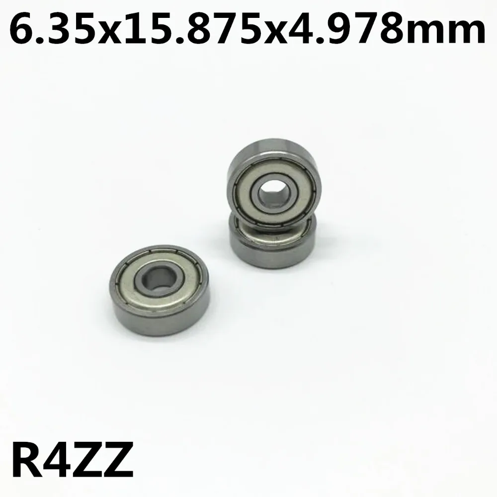 

50pcs R4-2RS R4ZZ deep groove ball bearing 6.35x15.875x4.978 mm High quality