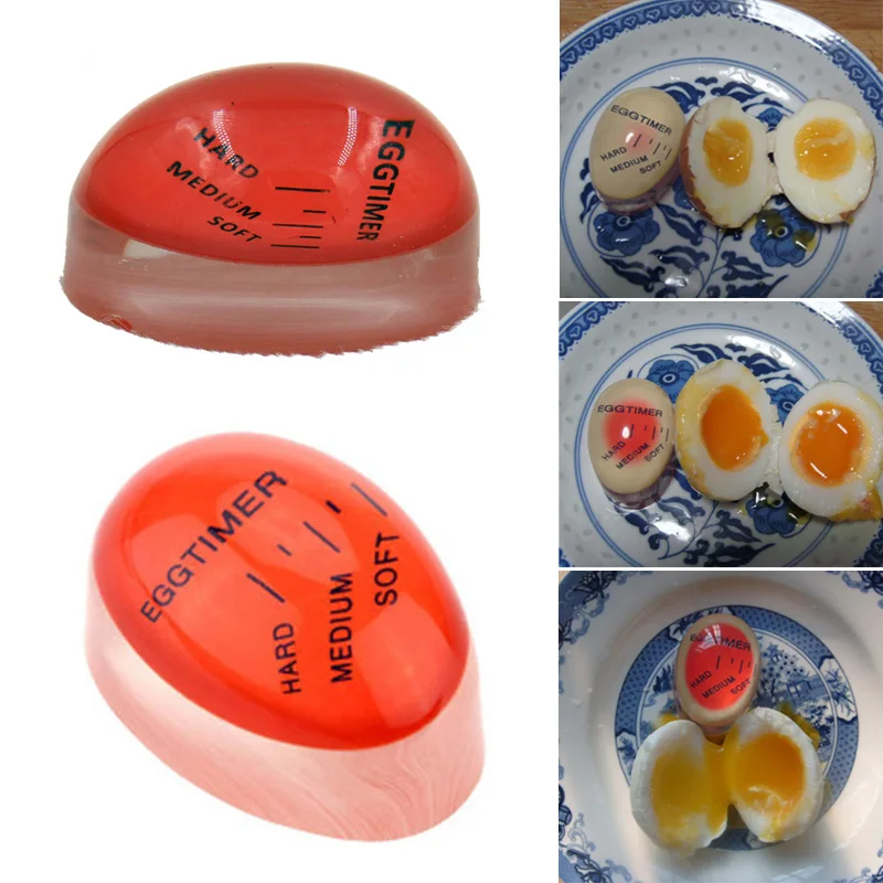 

Egg Timer Perfect Kitchen Assistant Boiled Eggs Raw and Cooked Cooking Egg Timer Observe By Temperature Tool