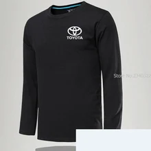 Мужская модная футболка с круглым вырезом и длинным рукавом toyota, Мужская одежда, футболки, топы