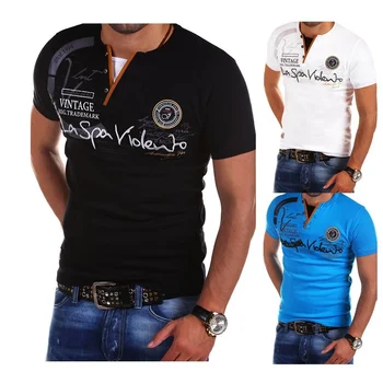 

Men Fashion Personality Cultivating Short-sleeved Shirt