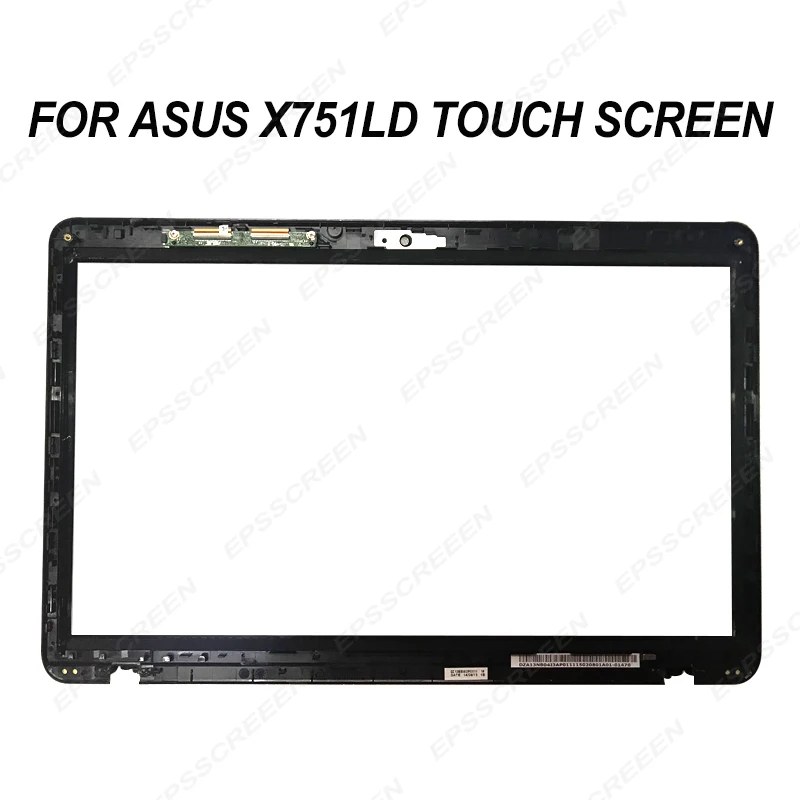 

BRAND NEW 17.3 INCH FOR ASUS X751LD TOUCH PANEL DIGITIZER SCREEN WITH FRAME FRONT GLASS BEZEL WITH CONTROL BOARD FREE SHIPPING