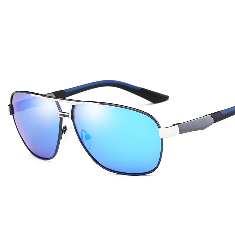 Мужские солнцезащитные очки CHASHMA брендовые поляризационные в алюминиево