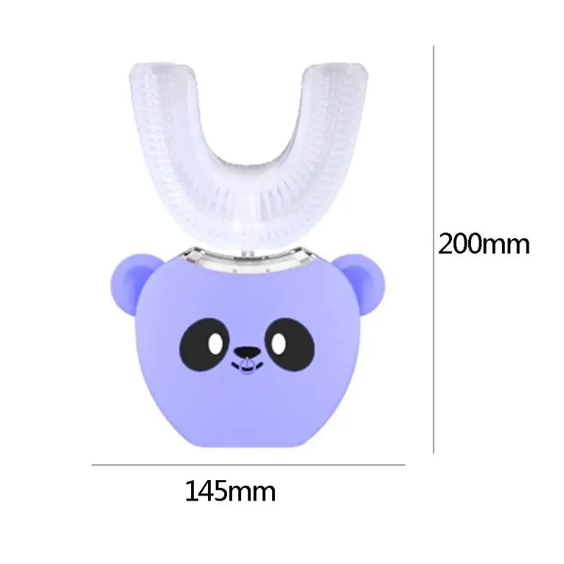 Детская Автоматическая звуковая электрическая зубная щетка USB u-тип уход за полостью рта Зубы 360 ° градусов интеллектуальная автоматическая звуковая электрическая зубная щетка