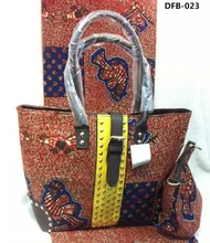 Erstaunliche hollandias Wachs Mit Handtasche set, afrikanische mode Wachs passende Frau hohe qualität tasche und Schuhe für party hochzeit DFB-023