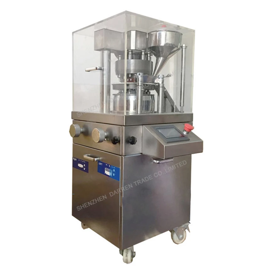 

1PC ZP-9E Rotary Tablet Press Machine PLC Type Tablet Press Pressing pharmaceutical Machinery Equipment