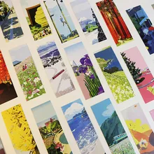 30 шт./компл. в виде цветов и птиц растения Бумага закладки Бумага страница Примечания этикетка открытка для бизнес планирования школьные принадлежности канцелярские товары подарок для учащихся