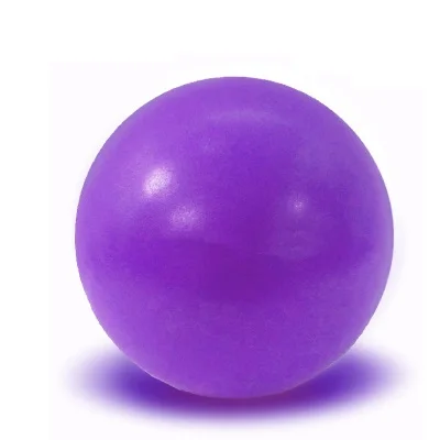 Мини-мяч для йоги, мяч для фитнеса, прибор, мяч для тренировки баланса, домашний тренажер, баланс, стручки для тренажерного зала, йоги, пилатеса, 20 см - Цвет: Фиолетовый