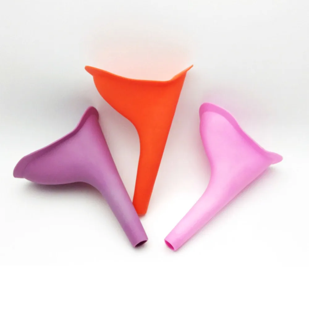 

Disposable Women Female Urine Lady Funnel Portable Travel Outdoor Camping Soft Silicone Standing Urination Device Urinal Toilet