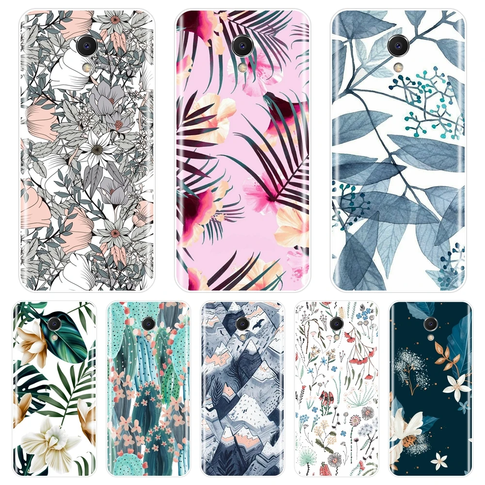 

Case For Meizu M2 M3 M5 M6 Note Soft Silicone Cactus Flower Leaf Back Cover For Meizu M6 M6S M6T M5 M5C M5S M3 M3S M2 Phone Case