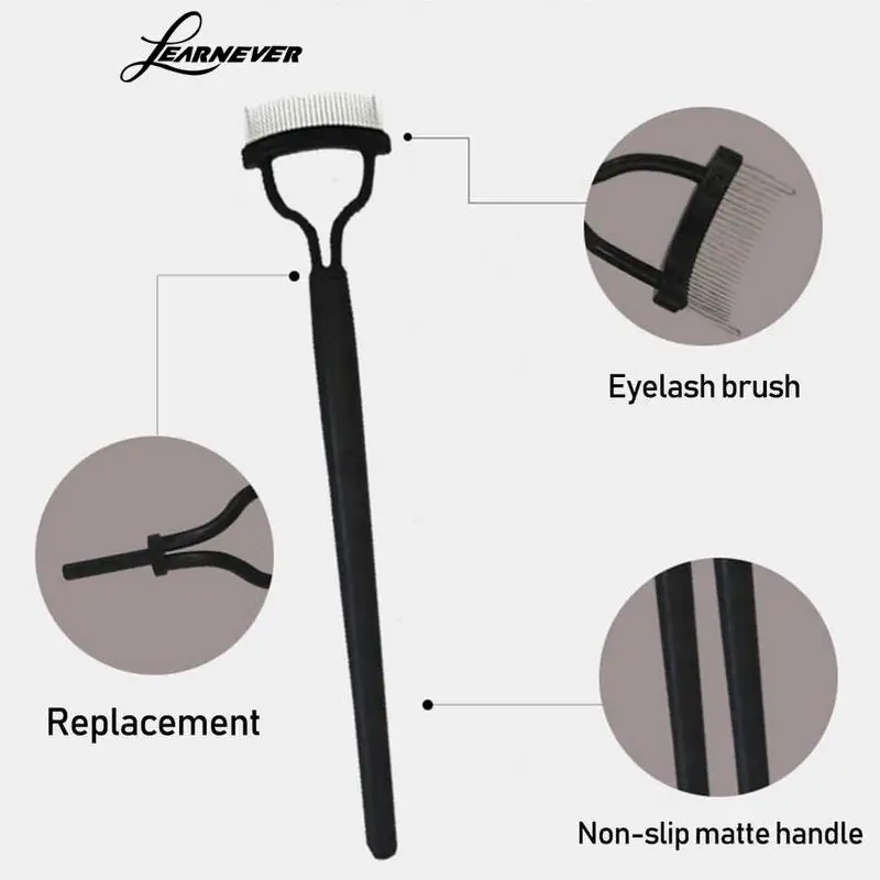 المكياج ماسكارا دليل القضيب رمش مشط الحاجب فرشاة بكرة الجمال الضروري مشط لاش فاصل الماسكارا رفع حليقة أداة