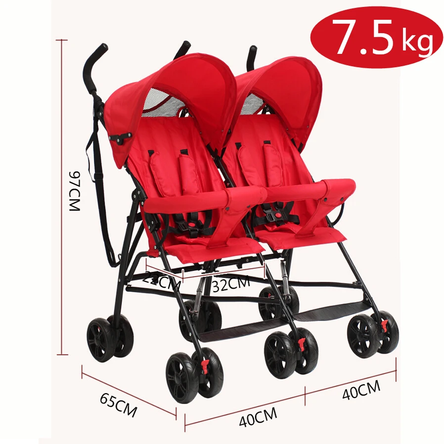 cheap lightweight double stroller