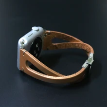 Хит Etsy ретро браслет для Apple Watch 38 мм 40 мм Серия 1 2 3 4 яловая кожа для iWatch ремешок 42 мм 44 мм натуральная кожа