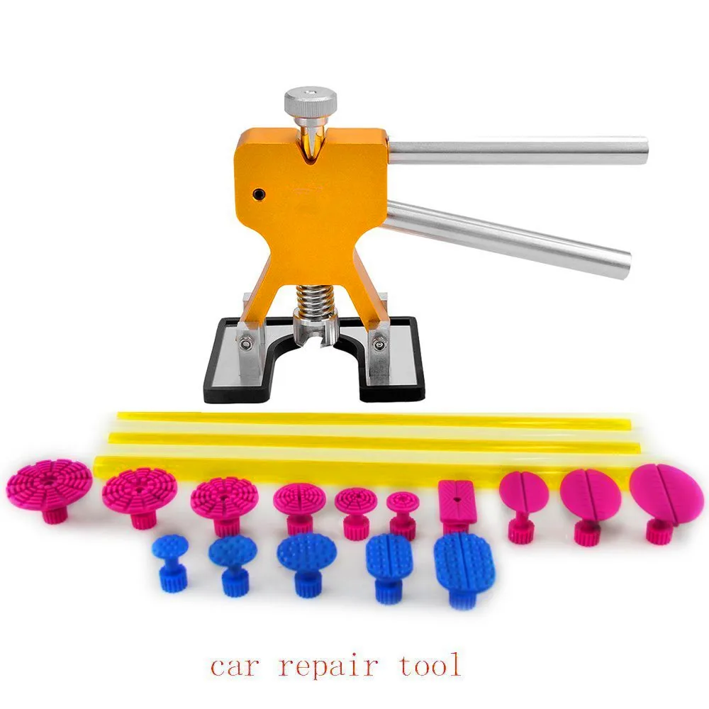 New 22pcs DIY Paintless Dent Repair Tools Golden Dent Lifter Spiral Pro